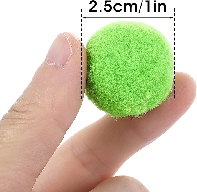Molain Large Cat Toy Balls, Soft Cat Balls 1Inch Kitten Pom poms Ball Cat Play Toy (30 Pcs)