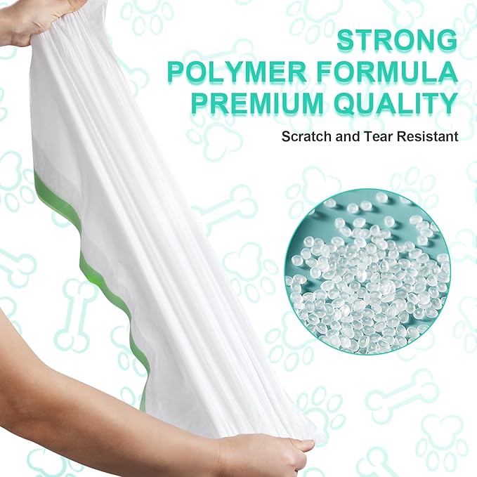 60 Count Self-Cleaning Cat Litter Box Liners Bag Fit For MW-SC01/MW-SC02/MW-LR01, Drawstring Heavy Duty Pet Litter Receptacles Bags Compatible with Automatic Cat Litter Box-18" * 12"