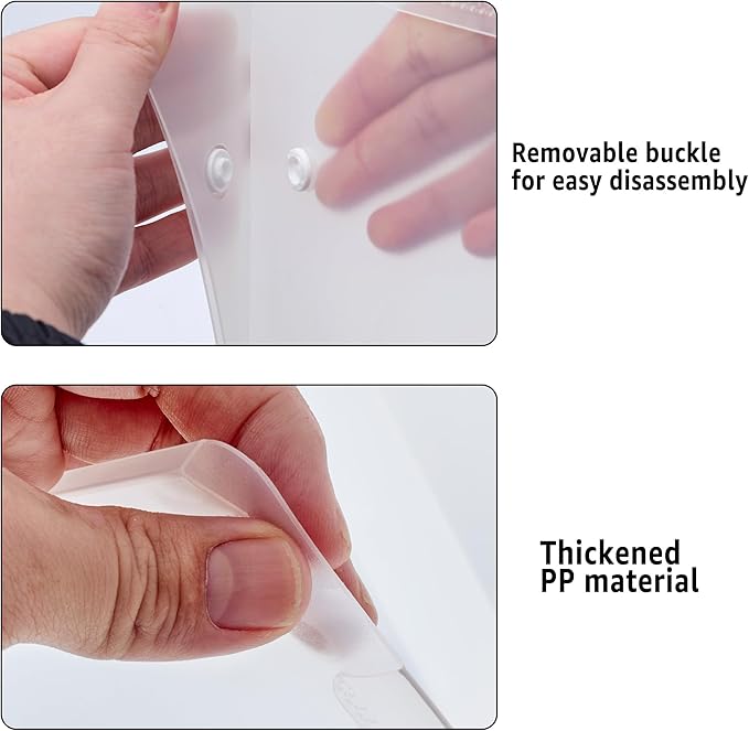 2Pcs Large Cat Litter Box, Stainless Steel Metal Box for Cats, XL Kitty Litter Box with Enclosure, Premium Odor-Free Design