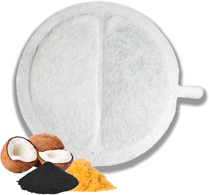 NISPIRA Triple Filtration Charcoal Water Filter for 84oz/2.5L Nugget Dog & Cat Water Fountain Dispenser 36 Pack