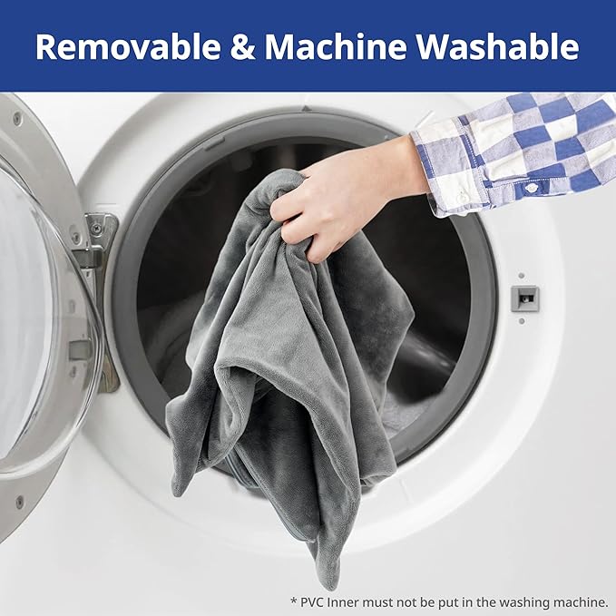 NICREW Pet Heating Pad for Dogs and Cats, Heated Cat Bed with Steel-Wrapped Cord and Soft Fleece Cover, 17.7 x 15.7 Inches, 30 Watts