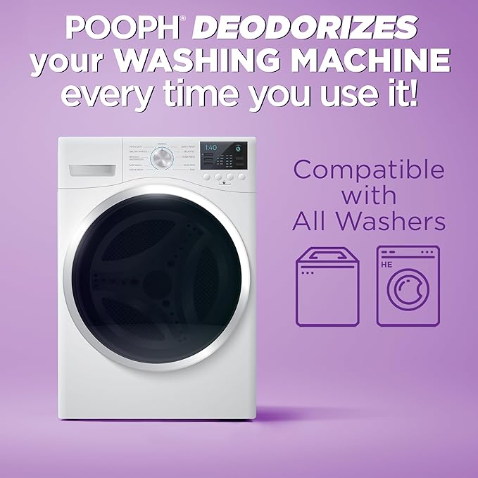 Pooph Pet Odor Eliminator & Pooph Laundry Additive - 2-32oz Bottles - Dismantles Odors on a Molecular Basis, Dogs, Cats, Freshener, Eliminator, Urine, Poop, Pee, Deodorizer, Puppy, Fresh, Clean