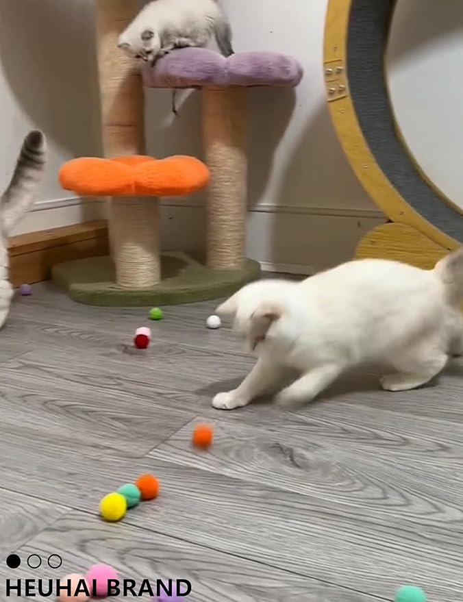 43-Pack Cat Toy Bundle for Kittens and Adult Cats, Long-Lasting Fun (1.5'' - 3.74'', Cat Toys Ultimate Pack)