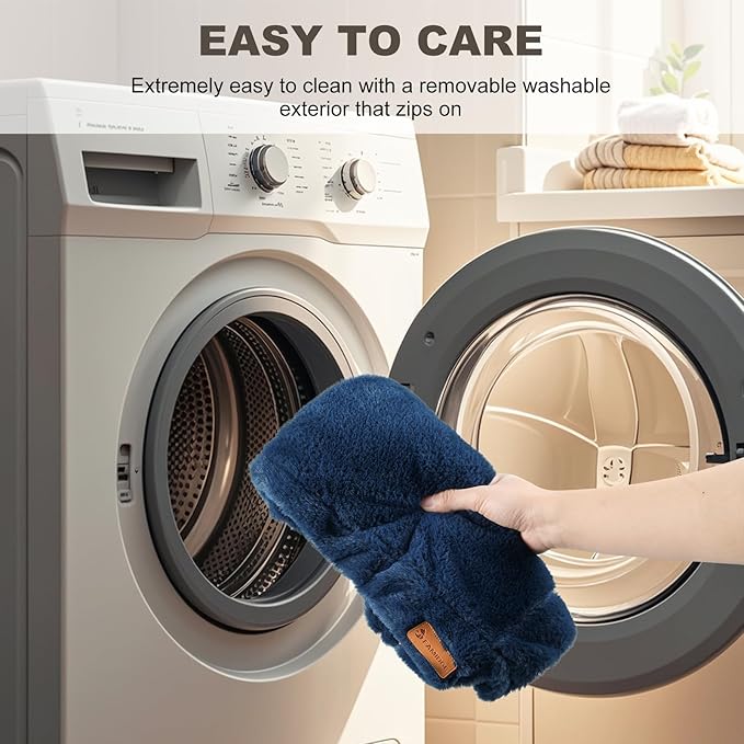 Cat Couch Bed - Cat Bed for Indoor Cats, Calming Pet Sofa Puppy Sleeping Bed with Removable Washable Cover, Cute Dog Couch and Kitty Lounge Chair for 20lbs Cats & Small Dogs(Navy Blue)