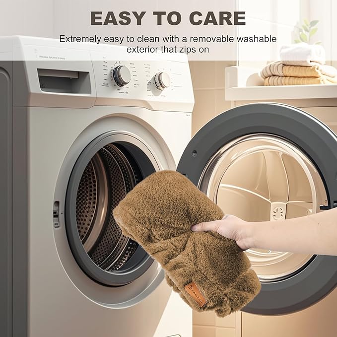 Cat Couch Bed - Cat Bed for Indoor Cats, Calming Pet Sofa Puppy Sleeping Bed with Removable Washable Cover, Cute Dog Couch and Kitty Lounge Chair for 20lbs Cats & Small Dogs(Brown)