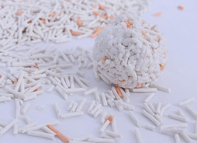 Tofu Cat Litter Hilton Floral Scent 5.5 Lbs, Can Flush Down Toilets or drains, Low Tracking Cat Litter 1.8mm Pellets.