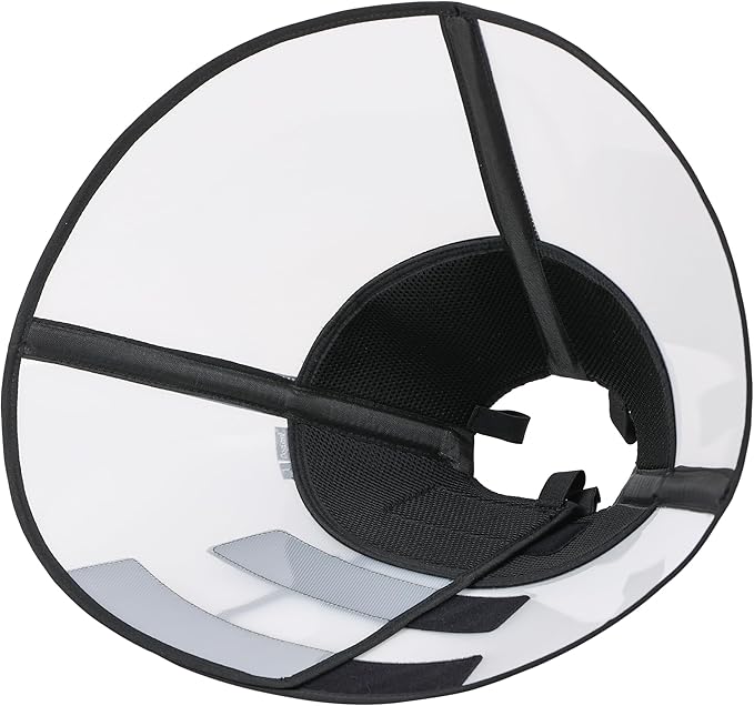 Soft Dog Cone Suitable for Postoperative Use in Dogs, Adjustable and Comfortable Elizabeth Collar, Used for Wound Care, Sterilization, Suitable for Medium to Large Dogs (L)