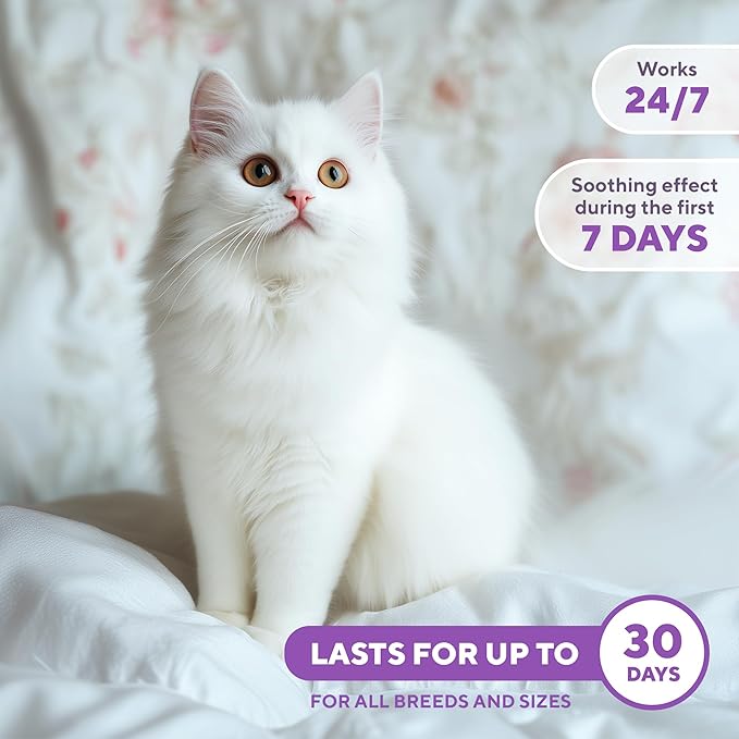 Beloved Pets Calming Pheromone Spray & Scratch Repellent for Cats - Reduces Scratching Furniture, Pee - During Travel, Fireworks, Thunder, Vet Zone - Helps with Stress, Fighting, Hiding (50 ml)