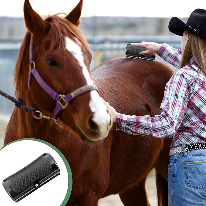 Deshedding Brush, Brush fro Shedding Grooming for Cats, Dogs, Rabbits, Horses Non-Slip Handle, Comfortable to Hold, Can Help pet Remove Shed Hair.