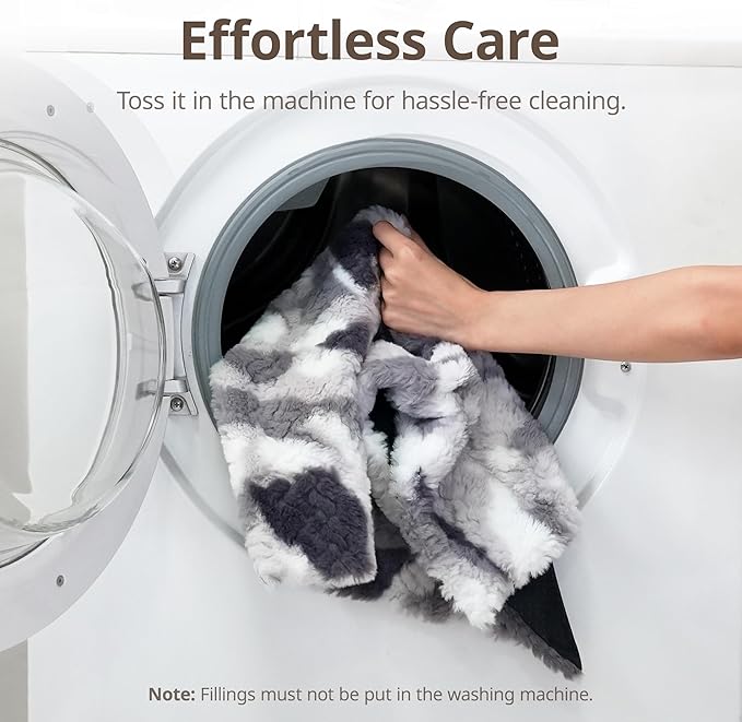 Self Warming Cat Bed, 30" x 20" Ultra Soft Cat Dog Pet Heating Pad for Indoor Outdoor, Non-Slip Heated Dog Mat Thermal Blanket