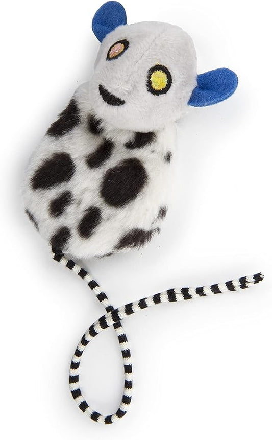 Petlinks HappyNip Lemur Lights Electronic Light Cat Toy, Contains Silvervine & Catnip, Battery Powered - Black/White, One Size