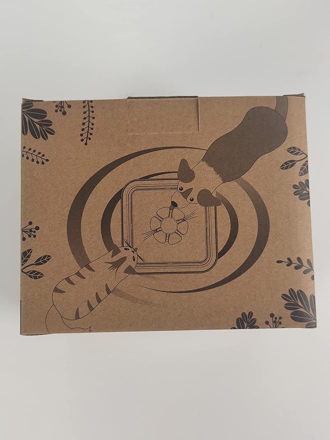 Cat Water Fountain for Cats Indoor: 67oz/2L Cat Fountain - Quiet Pet Water Fountain - Cyan Cat Fountains for Drinking Easy to Clean - for Cats&Pets& Small Animals - Including 4 Filters + 2 Sponges