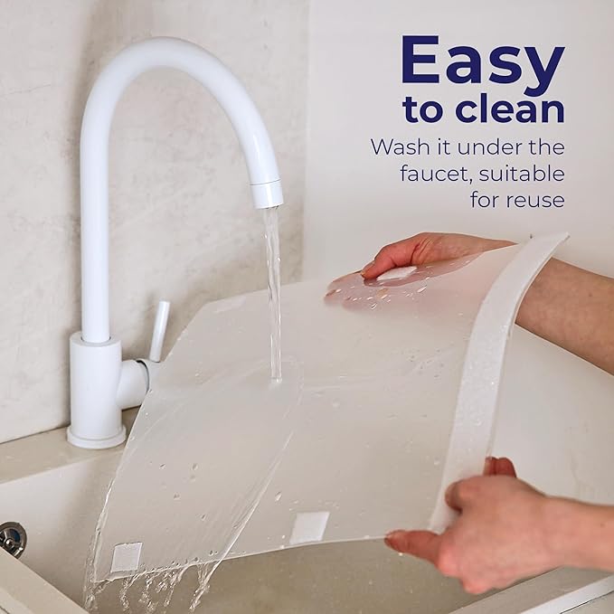 Cat Litter Box Pee Shields (4 Pcs) | Litter Box Cover 15 * 11.5in | Cat Pee Shields & Privacy Screen - Splash Guard for Open Top Litter Pan - Box Not Included