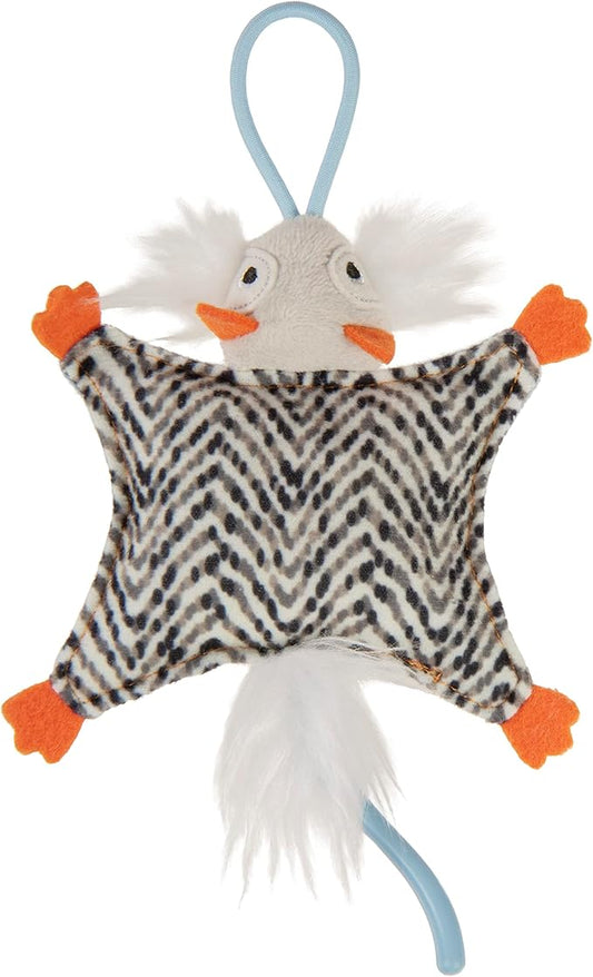 SmartyKat Instincts HappyNip Soarin' Squirrel Crinkle Launcher Plush Interactive Cat Toy, Contains Catnip & Silvervine - Multicolor, One Size
