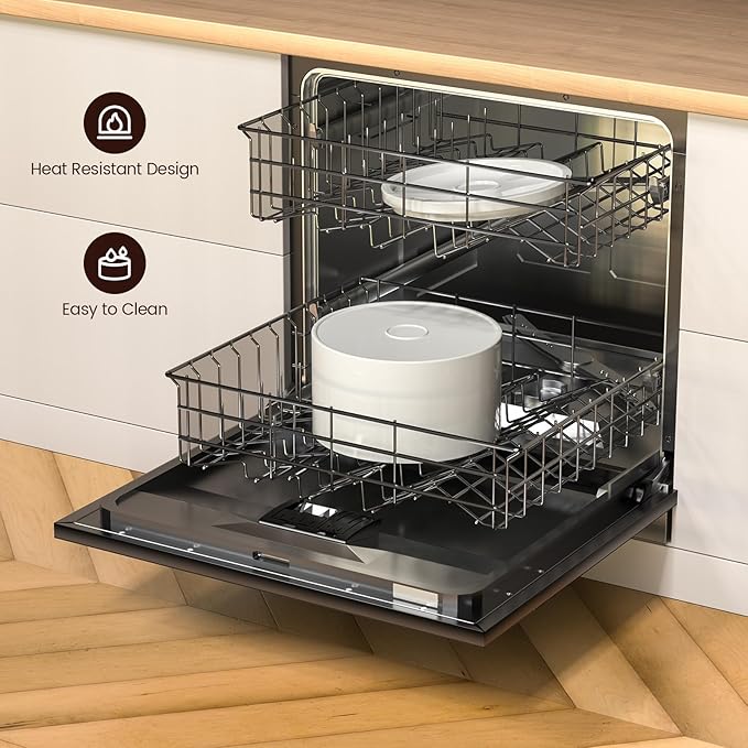 Ceramic Cat Water Fountain - 2.1L/71oz - All-Ceramic Body & Pure Copper Water Spout - Automatic Pet Drinking Fountain for Cats Indoor with Ultra-Quiet Pump, and 3Pcs Filter & Sponge (White)