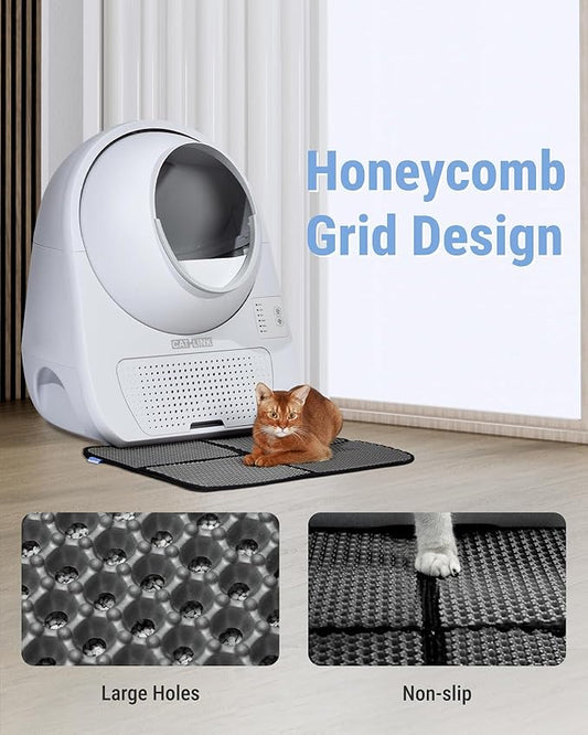 CATLINK Automatic Self Cleaning Cat Litter Box for Multiple Cats, Large Capacity with Advanced Odor Control, Versatile Litter Compatibility, Mat & Garbage Bag for Cats 3.5-22 lbs