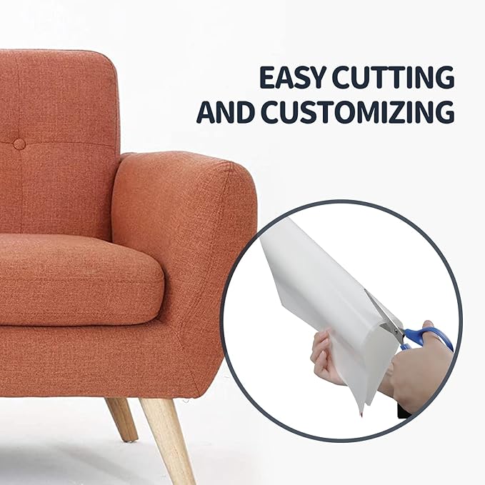 MILIFUN Cat Scratch Tape, Cat Tape for Furniture, Double Sided Tape for Cats, Scratch for Furniture (10Pack XL 14”L 11”W)