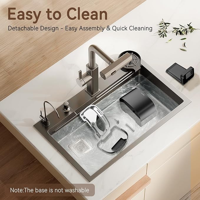 Cat Water Fountain, App Control Cat Fountain, 122oz/3.6L Pumpless Water Fountains for Cats Indoor with Stainless Steel Tray, Wi-Fi Dog and Pet Water Fountain (Black, Fountain+8 Fliters)