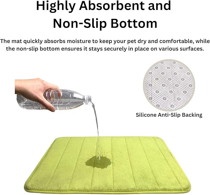 Washable Pet Bed Mat (23.6 x 15.8 Inch) – 3-Pack for Indoor/Outdoor Use, Soft Sleeping Mat for Cats, Small Pets, Kitty, Puppy, Rabbit – Cozy Bedding Pads for Pets Up to 20lbs