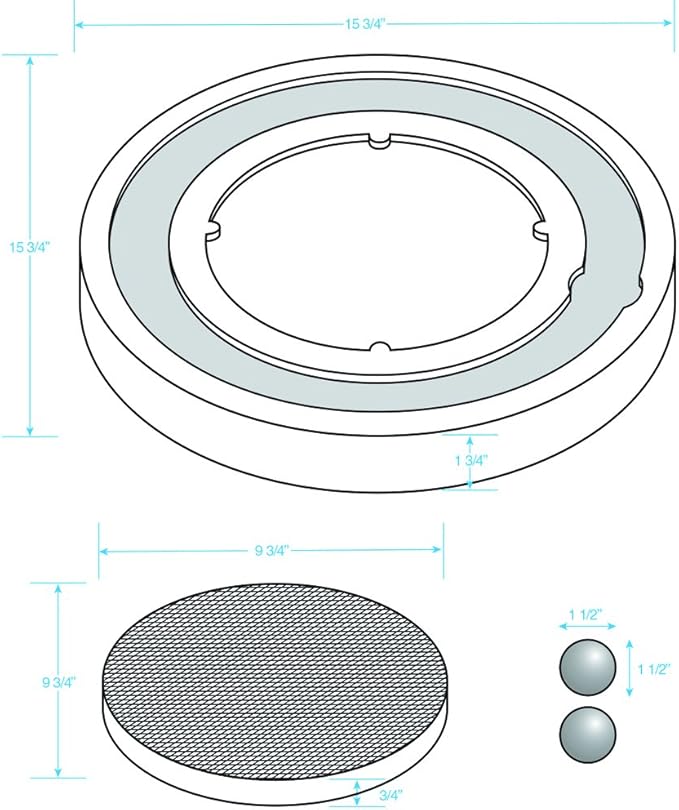 Best Pet Supplies Cat Scratcher Replacement Pads - Cardboard Cat Scratcher Pad, Relieves Stress, Supports Pet Behaviors, Scratch & Spin