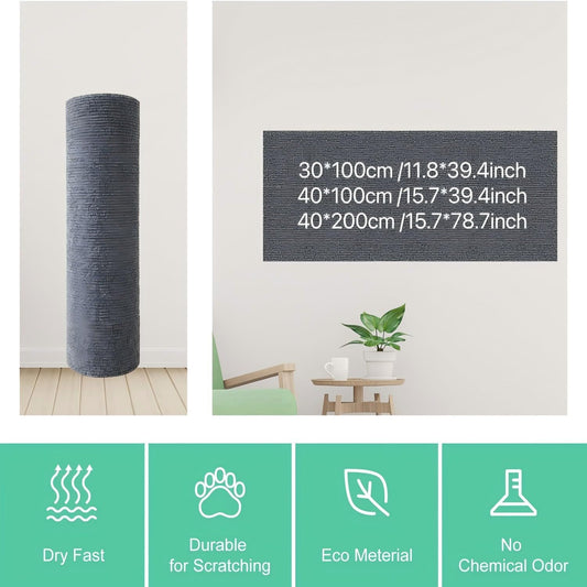 Cat Scratch Couch Furniture Protector, Adhesive Cat Scratch Pad Deterrent for Furniture, DIY Climbing Cat Scratcher Couch Protector from Cat Claws Furniture Protectors from Cats Scratching