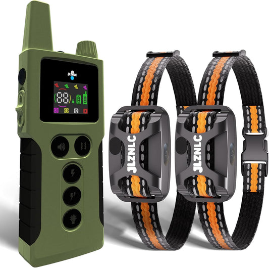 Dog Training Collar with Remote 4200FT - Shock Collar for Barking Control, 4 Modes(Beep/Vibe/Static), IPX7 Waterproof for Swimming, 30-Day Rechargeable Battery, Adjustable for Small to XL Dogs