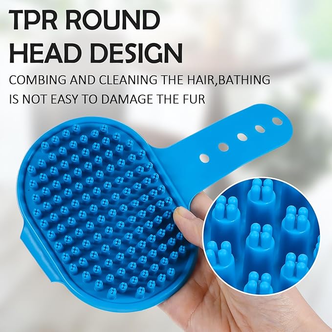 4Colors Cat Self Groomer for Indoor Cats, Wall Mounted Silicone Self Grooming-Cat Brush for Long Short Hair, Cat Face Scratchers Corner Massage Comb for Kitten Chair Leg Climbing Frame Scratching Post