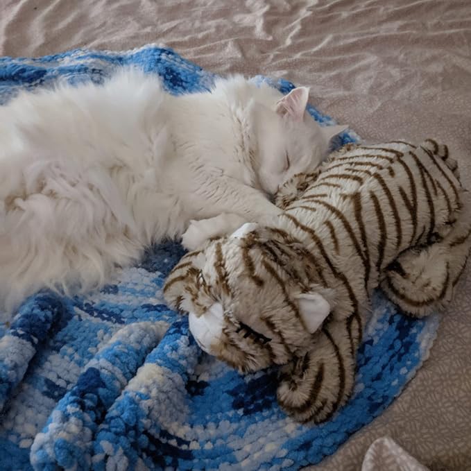 Snuggle Kitty Heartbeat Plush Cat Toy by Snuggle Puppy - Cat Calming Toy and Anxiety Relief for All Breed Sizes