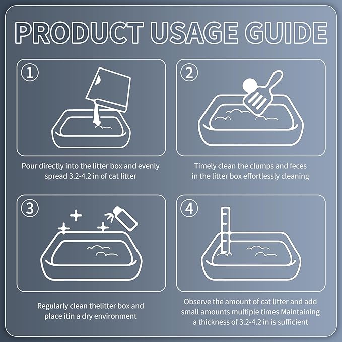 Mineral Ore Clumping Liþer, Natural Sodium-Based Raw Mineral Cat Litter | Dust-Free, Ultra Absorbent, Odor Control | Eco-Friendly, Low Tracking, Clumping Cat Litter (2 * 9.9LBS_Platinum)