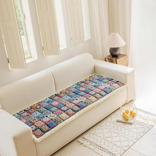 Washable Pet Bed Couch Cover, Funny Cat Mat, Anti-Slip Dog Bed, Pet Friendly Sofa Cover for Large Dogs (Phantom Blue, 70x180 cm/28 * 71in)