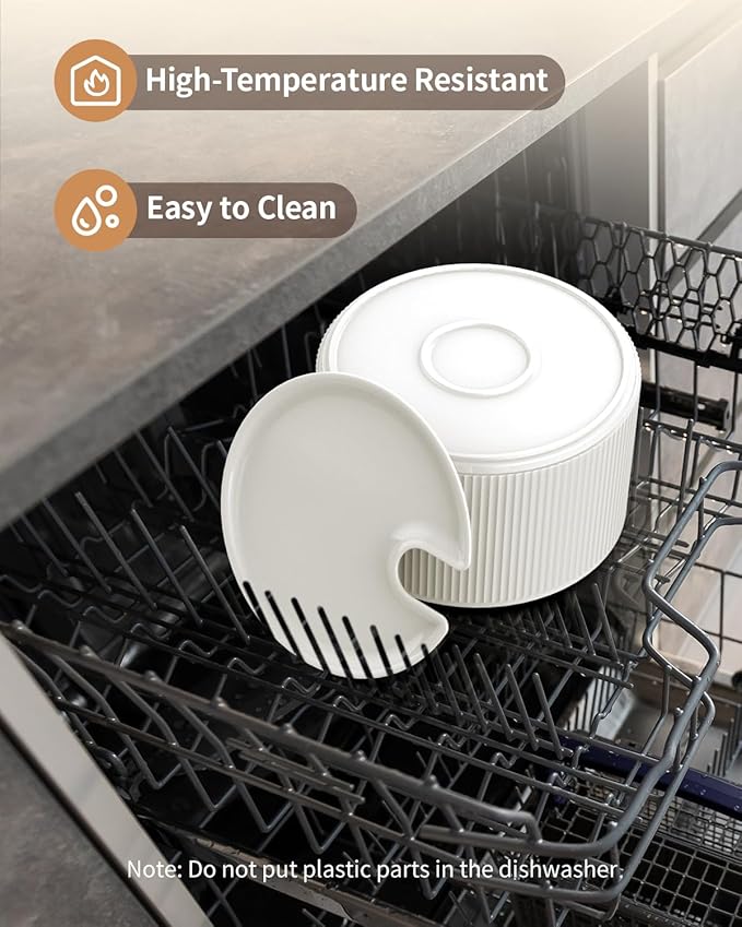 Ceramic Cat Water Fountain, 2.2L/74oz Automatic Pet Drinking Fountain for Indoor Cats and Small Dogs, Ultra Quiet, BPA-Free, Cat Water Dispenser with Filter – Easy to Clean