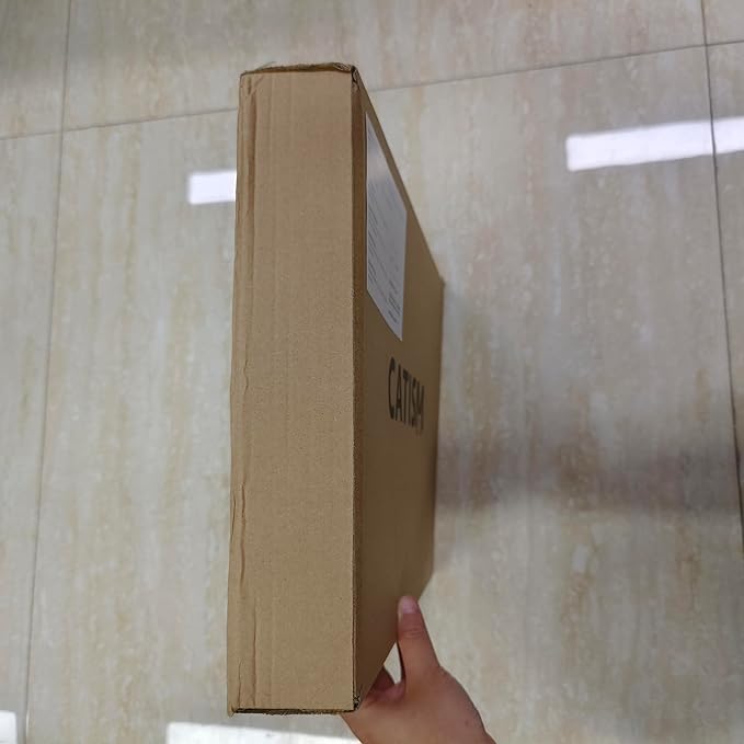 CATISM Cat Bed for Indoor Cats - Cat Bed Cave Washable, Soft Plush, Removable Pillow, Non-Slip Base, Large Cave with Toy Balls for Kitty and Small Animals