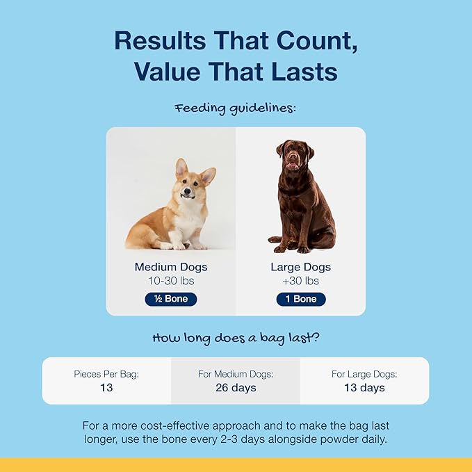 ProDen PlaqueOff System Dental Care Bones for Dogs - Vegetable 17 oz