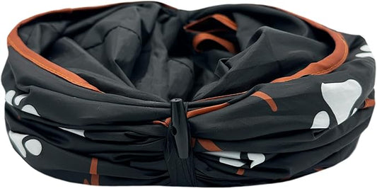 NCAA Texas Longhorns Cat Tunnel Tube Toy with Plush Football Catnip and Feathers