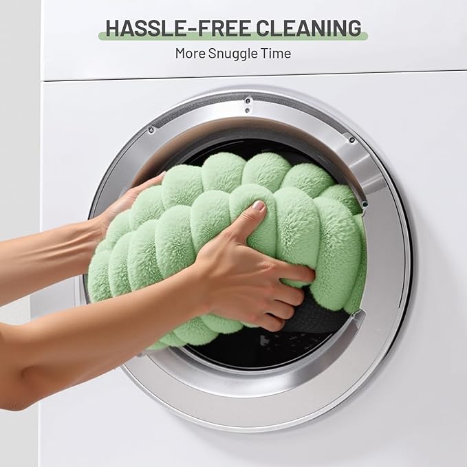 Fluffy Round Washable Flower Cat Couch Bed Cozy Donut Pet Bed Calming Cushion Dog Bed Mat for Medium Large Dog Indoor