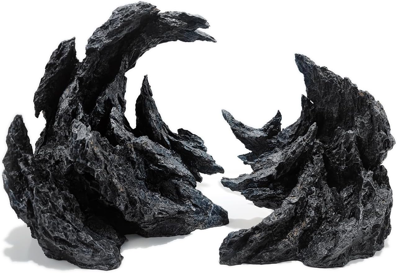 Fish Tank Decor Rocks.Aquarium Decoration Model.Easy Superior Aquascape (Perched Canyon-15inch)