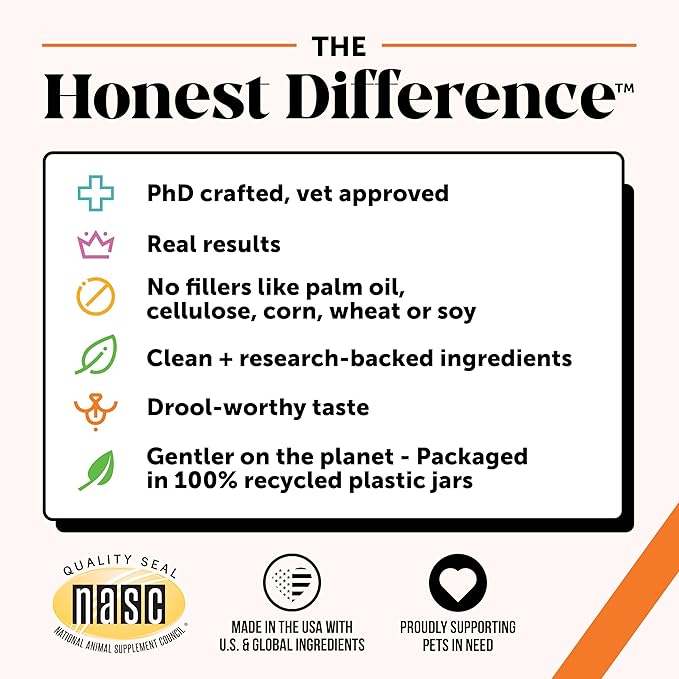 Hip & Joint Turmeric Health - Joint Supplement for Dogs, Omega-3 Fish Oil, Turmeric to Support Overall Health & Ease Stiffness - Advanced Pet Mobility Support - 90 Ct (Pumpkin)