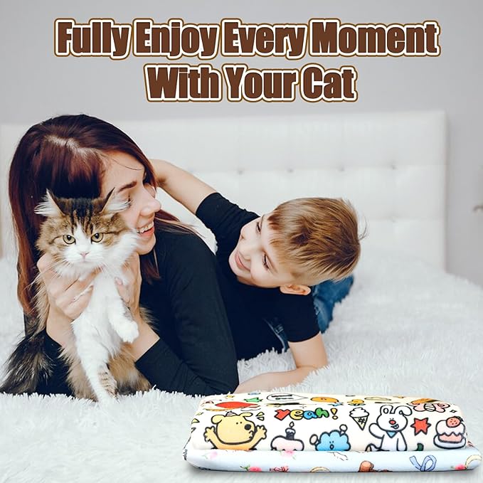 35.5" Cat Grooming Wrap Cat Wrap for Cutting Nails Cat Restraint for Nail Clipping Cat Swaddle Wrap Cat Burrito Wrap XL(Within 22lbs) Anti-Scratch Anti-Escape Multifunctional Pet Tool