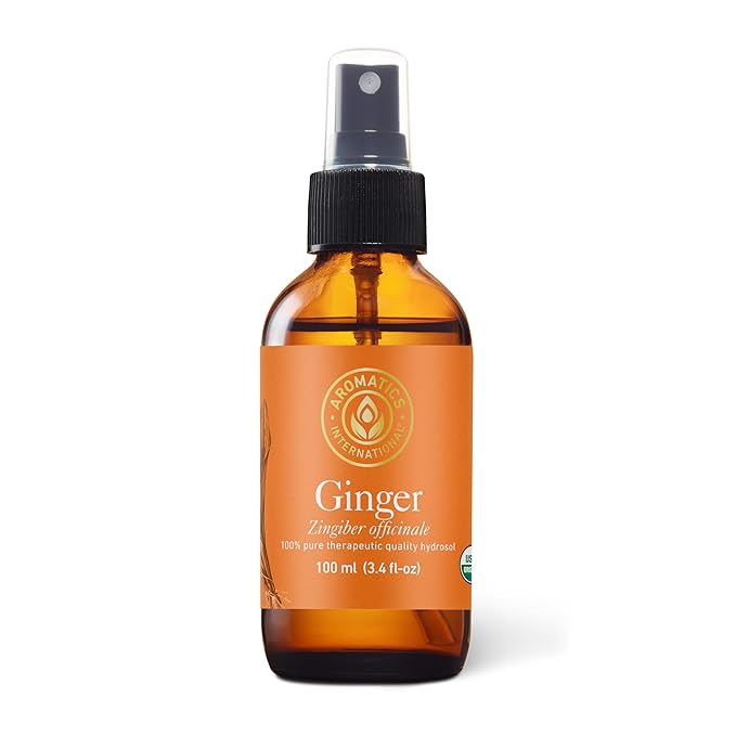 Aromatics International Ginger Hydrosol 100ml | Warm Aromatic Spray for Daily Use