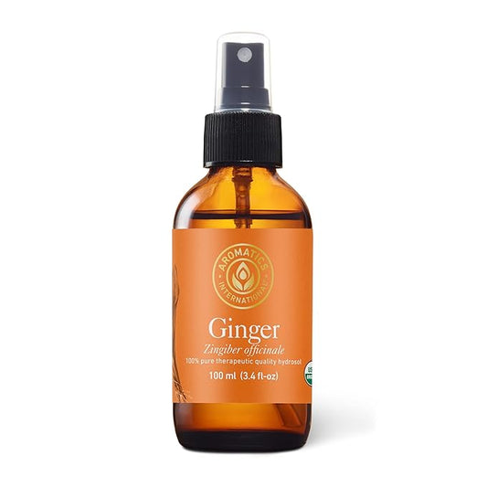 Aromatics International Ginger Hydrosol 100ml | Warm Aromatic Spray for Daily Use
