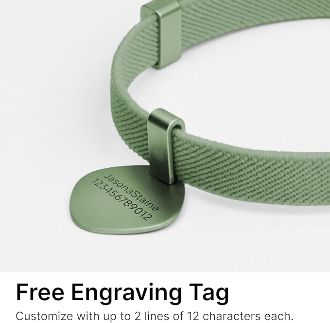 Safety Cat Collar and ID Tag Set - Elastic Quick Release, Non Breakaway Cat Collar Personalized Anodized Aluminum Pet Name Tag, Lightweight for Kitten and Small Large Cats