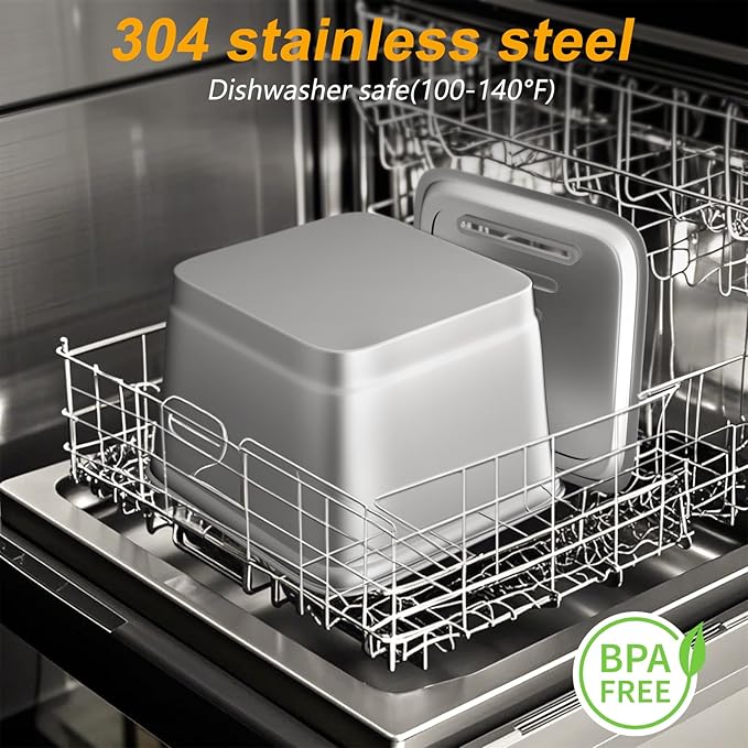 Stainless Steel Cat Water Fountain, 101oz/3L Automatic Pet Water Fountain, Dog Water Fountain with Replacement Filters for Cats, Small Dogs (2 Filters and 2 Sponges)