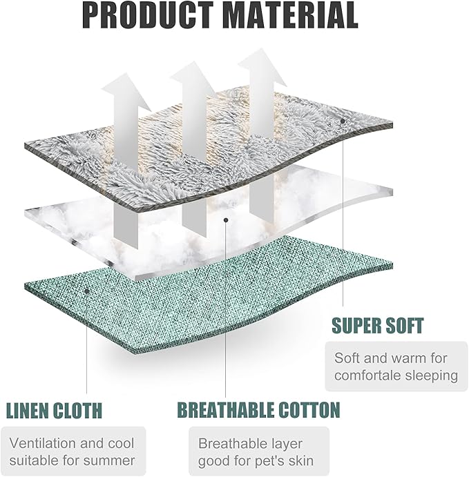 Cat Bed Self Warming, Foldable Self Heated Cat Mat with Removable Cover Heating Pad 24 x 20 inch Extra Warm Thermal Pet Pad for Indoor Outdoor Cats, Non-Slip Bottom Washable Non Electric