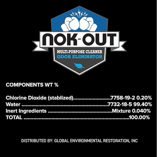 NOK OUT Odor Remover, Pet Deodorizer and Cleaning Spray, Made in the USA, 16 Fluid Ounce Spray