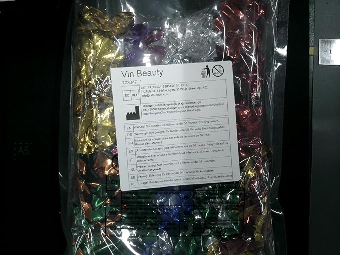 30 Pcs Cat Crinkle Balls Toy 2.36 Inch Interactive Crinkle Balls for Cats, Colorful Chew and Chase Training Activity Cat Toys for Indoor Kittens to Keep Fit Active