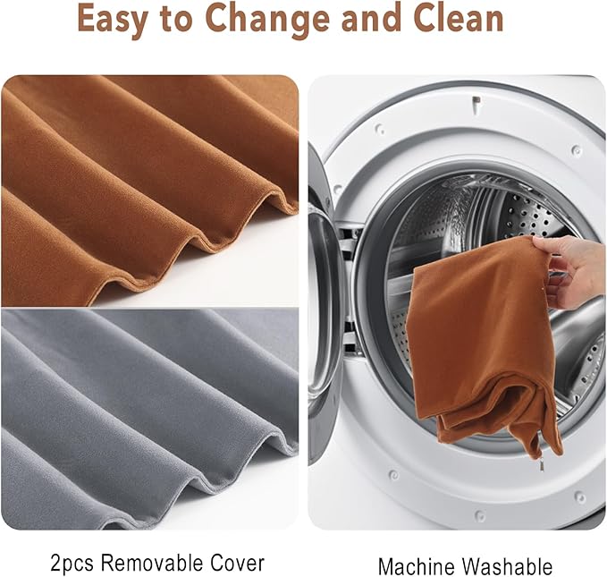 On/Off Switch Electric Pet Heating Pad with Chew Resistant Cord and 2PCS Machine Washable Cover,Indoor Heated Pet Bed Warmer,for Cat Beds and Dog Beds (Small)