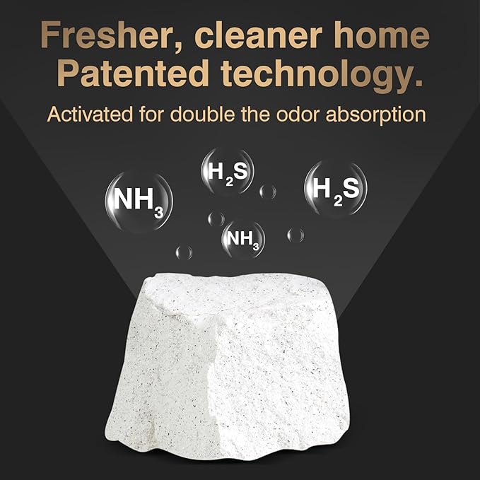 Enhanced Cat Litter Pellets 18 lbs, Long-Lasting Odor Control, Generic Litter Pellets Refills Exclusively for Dual-Layer Litter Box Systems, Zeolite, Non-climping, Not Low-Tracking