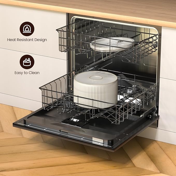 Ceramic Cat Water Fountain - 2.1L/71oz - All-Ceramic Body & Pure Copper Water Spout - Automatic Pet Drinking Fountain for Cats Indoor with Ultra-Quiet Pump, and 3Pcs Filter & Sponge (Beige)