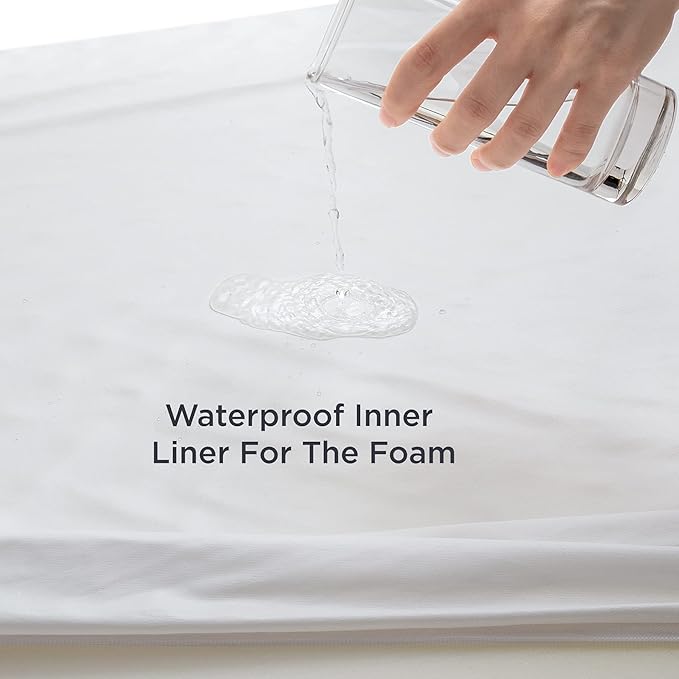 Bedsure Orthopedic Dog Beds Large Sized Dog - Washable Large Dog Cat Bed Waterproof, Comfort Dogs Couch Sofa with Washable Removable Cover, Pet Bed with Nonskid Bottom, Ember Clay, 35"