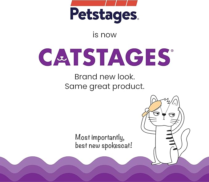 Catstages Hide & Seek Fish Bowl Interactive Cat Toy with Two Catnip Blend Toys, Blue